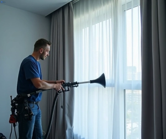 Professional drapes cleaning process tools Matty Curtain Cleaning north-st-marys-nsw