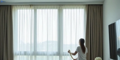 Delicate sheer drape cleaning north-st-marys-nsw Matty Curtain Cleaning