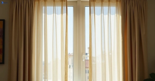 Dull dusty drapes in north-st-marys-nsw before professional cleaning